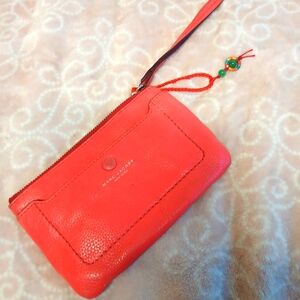 Marc Jacob's red clutch wallet